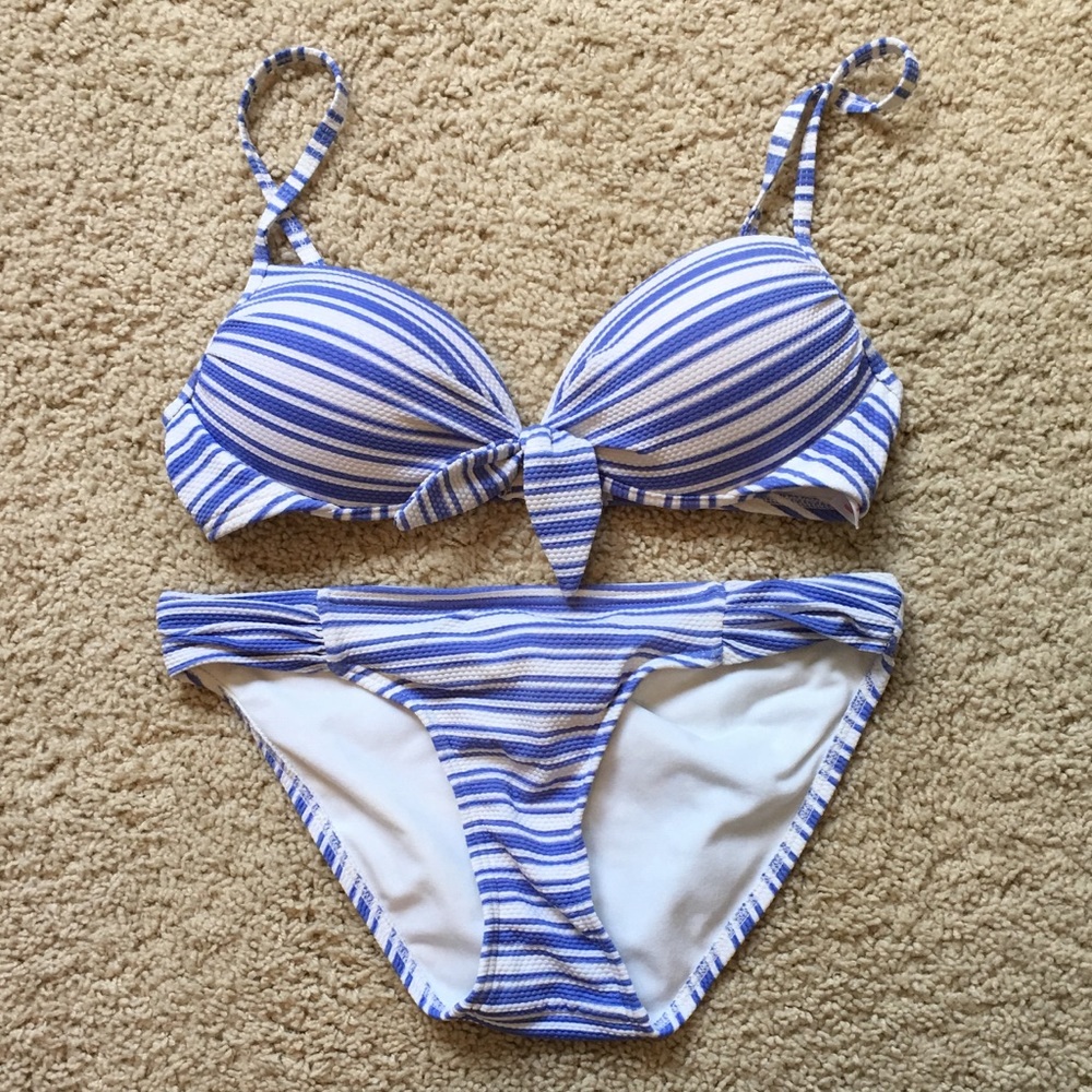 Striped bikini